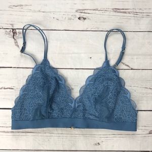 Madewell Liana Triangle Lace Bralette NWOT Size Sm
